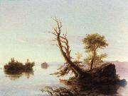 Thomas Cole american lake scene oil painting artist
